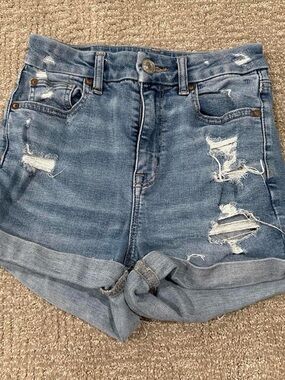American Eagle Denim High-Rise Shorts